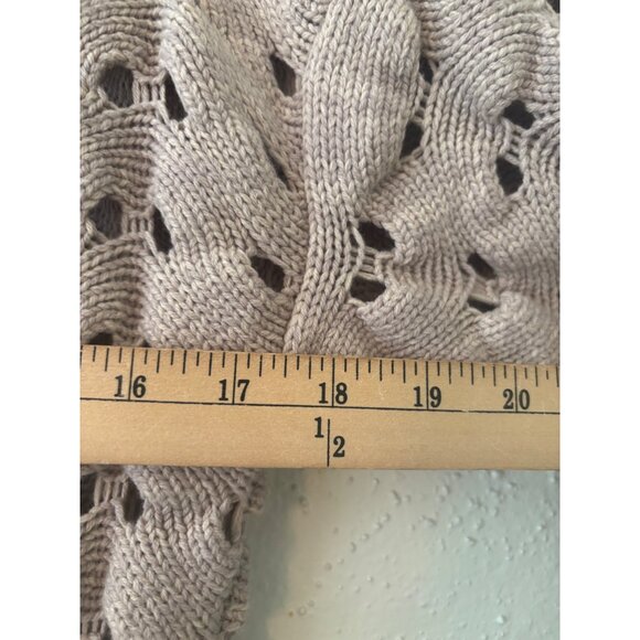 Shyanne Womens Solid Open Knit Duster Cardigan NWT Size M - Picture 10 of 11